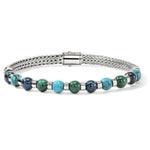 Load image into Gallery viewer, JOHN HARDY Beaded Chrysocolla Silver Chain Bracelet