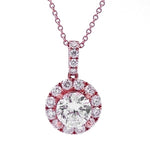 Load image into Gallery viewer, Diamond Halo Pendant
