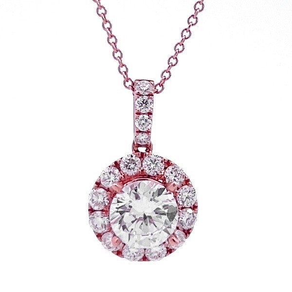 Diamond Halo Pendant