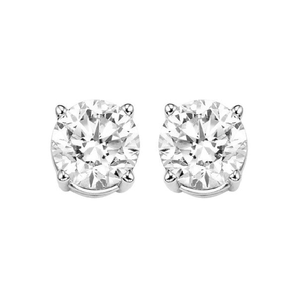 Diamond Stud Earrings 0.75cttw