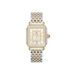 Load image into Gallery viewer, MICHELE Deco Madison Diamond Two-Tone 18K Gold-Plated Diamond Dial Watch
