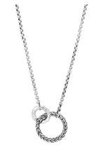 Load image into Gallery viewer, Classic Chain Interlinking Circle Necklace

