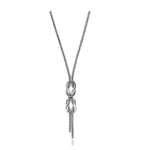Load image into Gallery viewer, JOHN HARDY Sterling Silver Infinite Love Knot Necklace-1.8MM