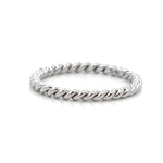 Load image into Gallery viewer, SETHI COUTURE 18K White Gold Rope Band