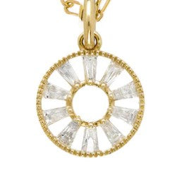 Arena Baguette Diamond Necklace