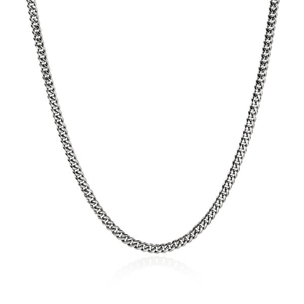 JOHN HARDY Sterling Silver 3.9MM  Curb Chain Necklace