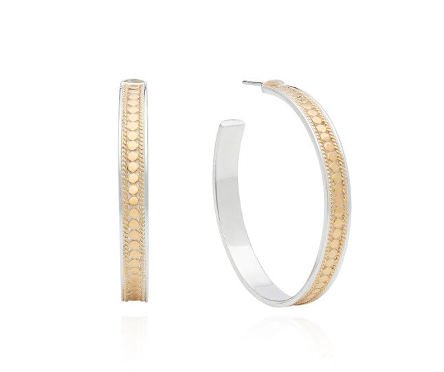 ANNA BECK Classic Large Hoop Earrings - Gold