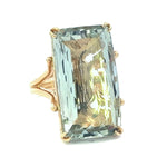 Load image into Gallery viewer, Green Amethyst Fashion Ring
