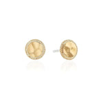 Load image into Gallery viewer, ANNA BECK Hammered Stud Earrings - Gold