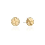 Load image into Gallery viewer, ANNA BECK Hammered Stud Earrings - Gold
