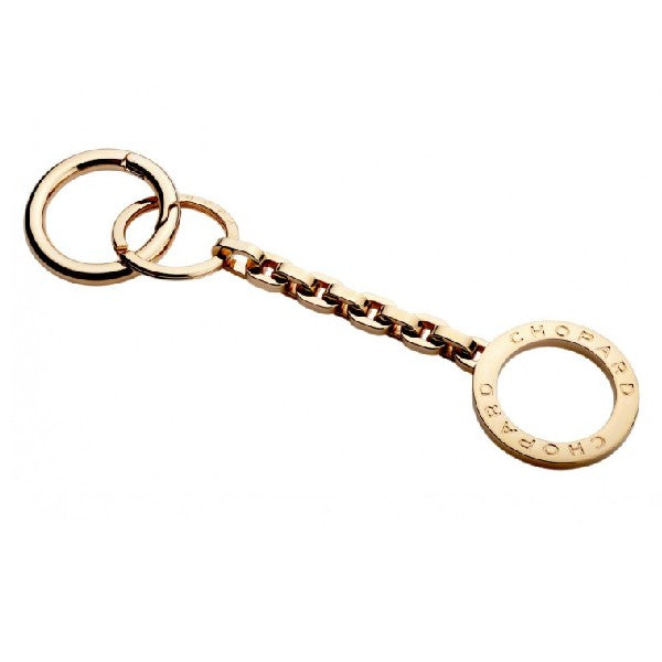 Chopardissimo Key Ring with Rose Gold Finish