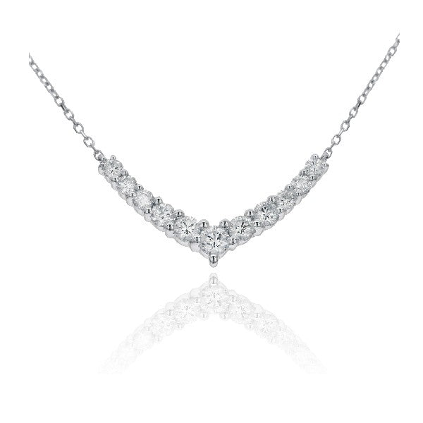 Diamond V-Necklace
