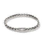 Load image into Gallery viewer, Men&#39;s Classic Chain Silver Box Chain Bracelet
