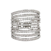 ETHO MARIA 18K White Gold Diamond Fashion Ring