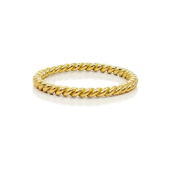 SETHI COUTURE Rope Yellow Gold Band