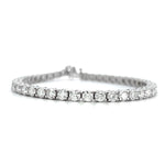 Load image into Gallery viewer, 14K White Gold Diamond Tennis Bracelet 10.00cttw