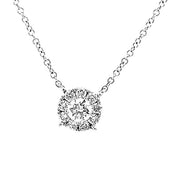 Diamond Cluster Necklace