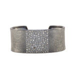 Load image into Gallery viewer, TODD REED Silver and Diamond Cuff Bracelet
