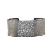 TODD REED Silver and Diamond Cuff Bracelet