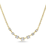 Load image into Gallery viewer, 14K Yellow Gold Graduated Diamond Necklace
