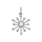 Load image into Gallery viewer, SETHI COUTURE 18K White Gold Leena White Diamond Pendant
