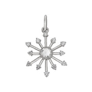 SETHI COUTURE 18K White Gold Leena White Diamond Pendant
