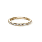Load image into Gallery viewer, JOHN HARDY Essentials 14K Yellow Gold Pavé Diamond Band Ring