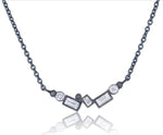 Load image into Gallery viewer, LIKA BEHAR White Sapphire Bar Necklace
