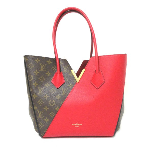 LOUIS VUITTON Calfskin Monogram Kimono Tote Cherry