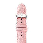 MICHELE 18mm Powder Pink Saffiano Strap