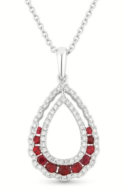 Ruby and Diamond Necklace