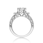 Load image into Gallery viewer, Platinum 3-Stone Diamond Engagement Ring
