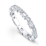 Load image into Gallery viewer, Round and Baguette Cut Diamond Eternity Band
