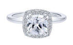 Load image into Gallery viewer, Cushion Halo Diamond Engagement Ring
