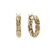 JOHN HARDY Essentials 14K Yellow Gold Hoop Earrings