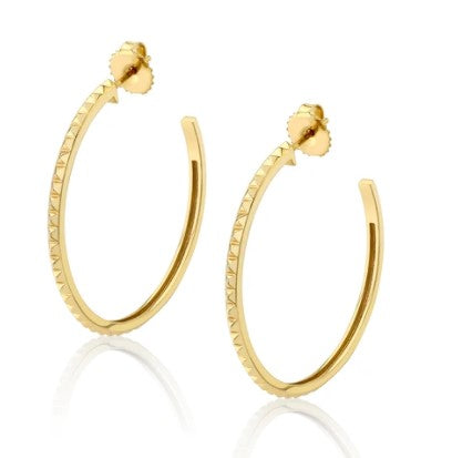 MICHAEL M Foundation Hoop Earrings