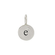 HEATHER B MOORE Small Round Disc Initial 