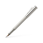 Load image into Gallery viewer, FABER-CASTELL Classic Fountain Pen Fluted Platinum Plated Barrel
