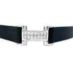 Load image into Gallery viewer, 18K White Gold Invisible Set Princess Cut Diamond Link Bracelet
