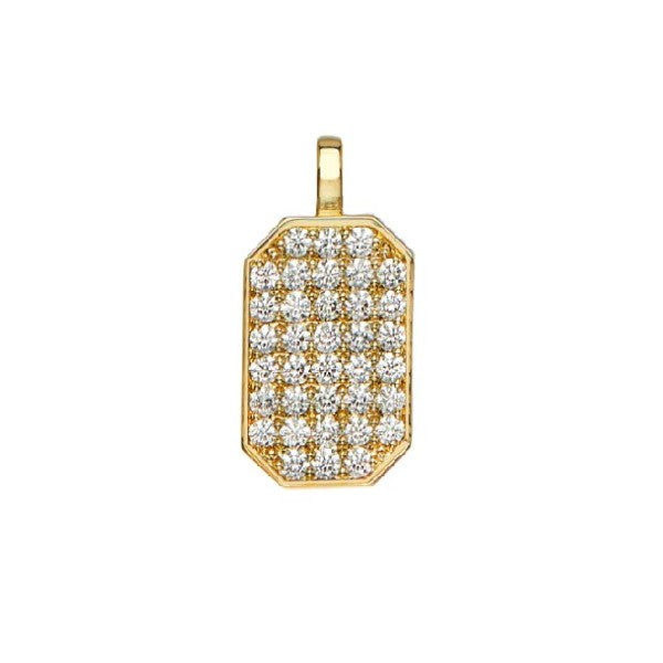 SETHI COUTURE 18K Yellow Gold P.S. Large Yellow Gold Diamond Tag
