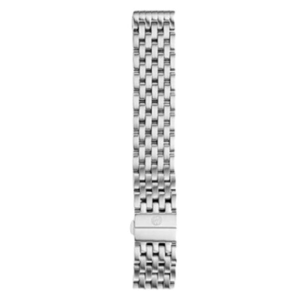 MICHELE 18mm Deco Seven-Link Stainless Steel Bracelet