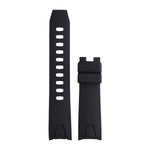 Load image into Gallery viewer, OMEGA Seamaster Planet Ocean Black Rubber 22x20mm Strap 098000145
