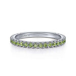 Load image into Gallery viewer, Peridot Stackable Ring
