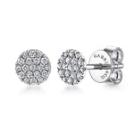 Load image into Gallery viewer, Pave Diamond Stud Earrings
