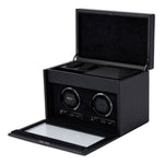 Load image into Gallery viewer, WOLF British Racing Double Watch Winder With Storage
