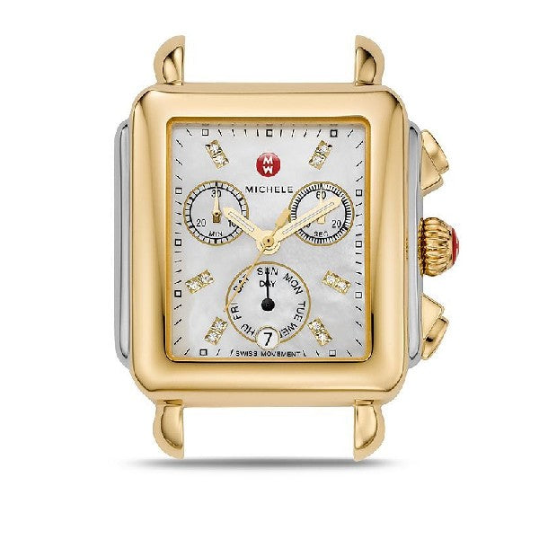 MICHELE Deco Day Chronograph Watch Head - FINAL SALE