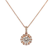 Diamond Halo Pendant
