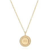 ANNA BECK Engravable Dotted Border Necklace