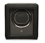 Load image into Gallery viewer, WOLF Cub Single Watch Winder With Cover - Black
