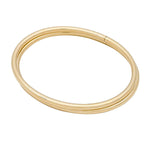 Load image into Gallery viewer, Gold Tube Bangle Bracelet